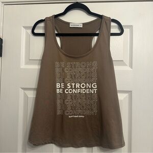 Burn Boot Camp Women's Brown Tank Top